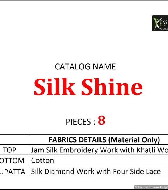 Kessi Silk Shine Designer Jam Satin Dress Material Catalog Collection
