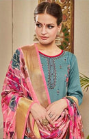 Kalarang Violet Pure Jam Silk Dress Material Catalog Collection