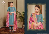 Kalarang Violet Pure Jam Silk Dress Material Catalog Collection