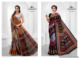 Chandramukhi Kismis 3 Pure Cotton Printed Saree Wholesale Catalog Collection