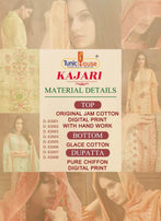 Kajari Tunic House Pure Jam Cotton Designer Dress Material Wholesale Catalog Collection