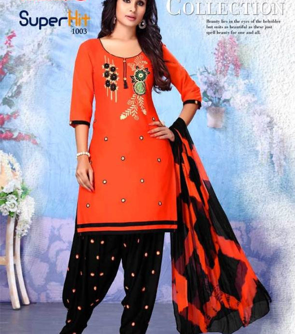 Tarang SuperHit Patiyala rayon fancy patiyala dress materials Catalog collection