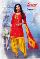 Tarang SuperHit Patiyala rayon fancy patiyala dress materials Catalog collection