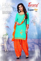 Tarang SuperHit Patiyala rayon fancy patiyala dress materials Catalog collection