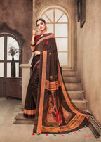 Aura Simron Chiffon Printed Saree Wholesale Catalog Collection