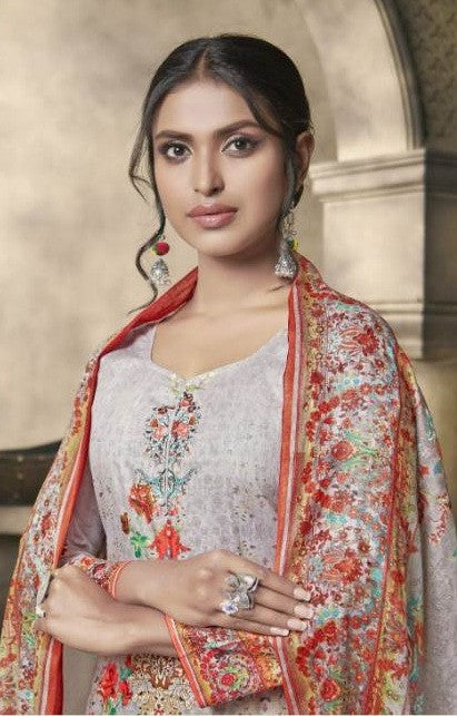 JS Priya Noor Fatima Printed Cotton Dress Material Catalog Collection
