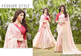 LT Retro georgette with satin patta printed designer sarees Catalog collection
