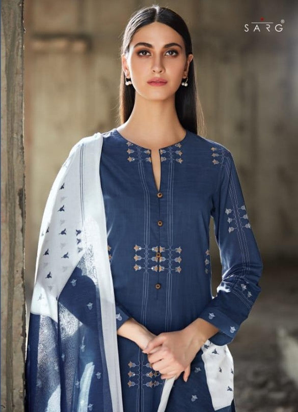 Sahiba Sarg Marisol Cotton Dress Material Catalog Collection