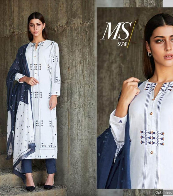 Sahiba Sarg Marisol Cotton Dress Material Catalog Collection