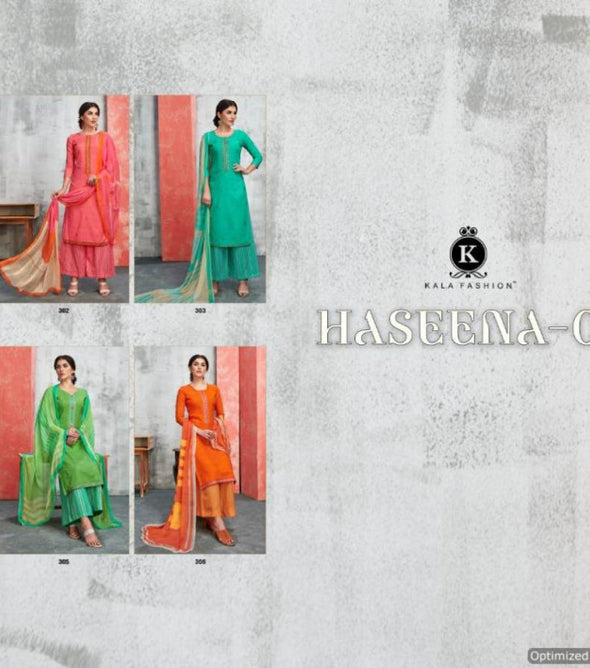 Kala Fashion  Haseena 3 Lawn Cotton Dress Material Catalog Collection