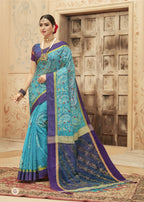 Aura Handloom Weave Orgenza Saree Catalog Collection