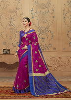 Aura Handloom Weave Orgenza Saree Catalog Collection
