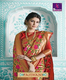 Shangrila Paithani Pure Paithani Meenakari Saree Catalog Collection