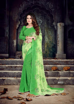 Kodas Fruit Tella Heavy Georgetee Printed Saree Catalog Collection