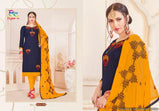 Rnx Maahi South Cotton Slub With Embroidery Work Catalog Collection