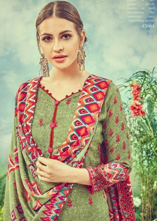 Deepsy Fluence Vol-3 Pure Cotton Satin Embroidery Work Suits Catalog Collection