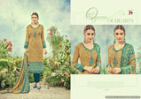 Deepsy Fluence Vol-3 Pure Cotton Satin Embroidery Work Suits Catalog Collection