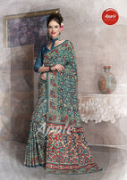 Apple Kalamkari Vol-4 Art Silk Saree Catalog Collection