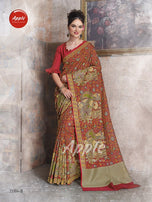 Apple Kalamkari Vol-4 Art Silk Saree Catalog Collection