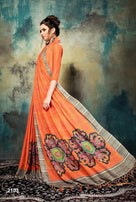 Apple Subuhi Pure Tusser silk printed Saree Catalog Collection