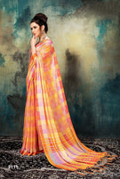Apple Subuhi Pure Tusser silk printed Saree Catalog Collection