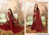 Saroj Golden Glory Lycra Cotting Fancy Saree Catalog Collection