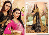 Saroj Golden Glory Lycra Cotting Fancy Saree Catalog Collection