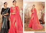Saroj Golden Glory Lycra Cotting Fancy Saree Catalog Collection