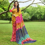 Hirwa Siya Vol-6 Georgette Printed Saree Catalog Collection