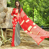 Hirwa Siya Vol-6 Georgette Printed Saree Catalog Collection