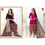 Shivani Cotton presents Patiyala Dupatta Cotton printed dress materials Catalog