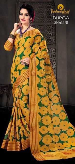 Padmashri Sarees Durga Pure Silk Cotton Saree Catalog Collection