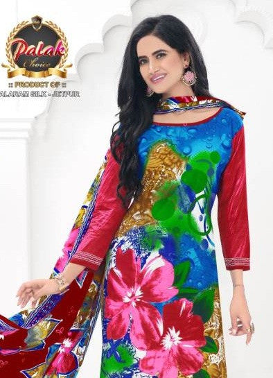 Palak Kashish Vol-8 Cheap Rate Printed Cotton Dress Material Catalog Collection