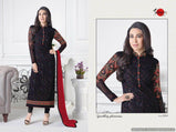 Suhati Fab Charishmatic Karishma Long Georgette Designer Straight  salwar suits Catalog