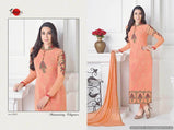 Suhati Fab Charishmatic Karishma Long Georgette Designer Straight  salwar suits Catalog