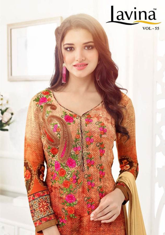 Lavina Vol-55 Straight Salwar Kameez Catalog Collection