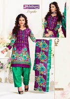 Jalkunj Cotton Print Deepika attractive Printed Dress Material Catalog Collection