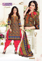 Jalkunj Cotton Print Deepika attractive Printed Dress Material Catalog Collection