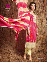 Meghali Suits Libra-2 Attractive Good Looking Satin Print Dress Material Catalog