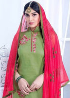 Kalapriya Cambric Cotton Heavy Embroidered Dresses Catalog Collection