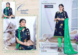 Kalapriya Cambric Cotton Heavy Embroidered Dresses Catalog Collection