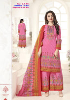 Apna Cotton Fiza Plazo Special Vol3 Pure Cotton Karachi Dress Material Catalog