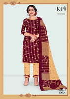 KP Heavens Pure Cotton Printed Dress Material Catalog Collection