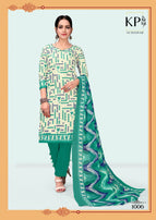 KP Heavens Pure Cotton Printed Dress Material Catalog Collection