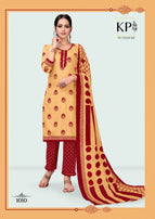 KP Heavens Pure Cotton Printed Dress Material Catalog Collection