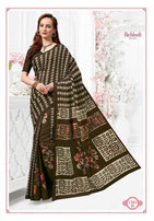 Richlook 12 Printed Cotton Running Wear Saree Catalog Collection