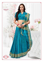 Richlook 12 Printed Cotton Running Wear Saree Catalog Collection