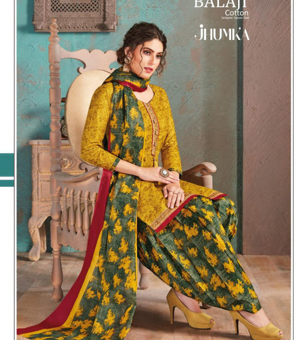 Balaji Jhumka 1 Printed Cotton Dress Material Catalog Collection