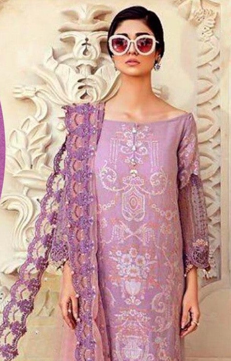 Mariya Noor Cambric Cotton Designer Dress Material Catalog Collection