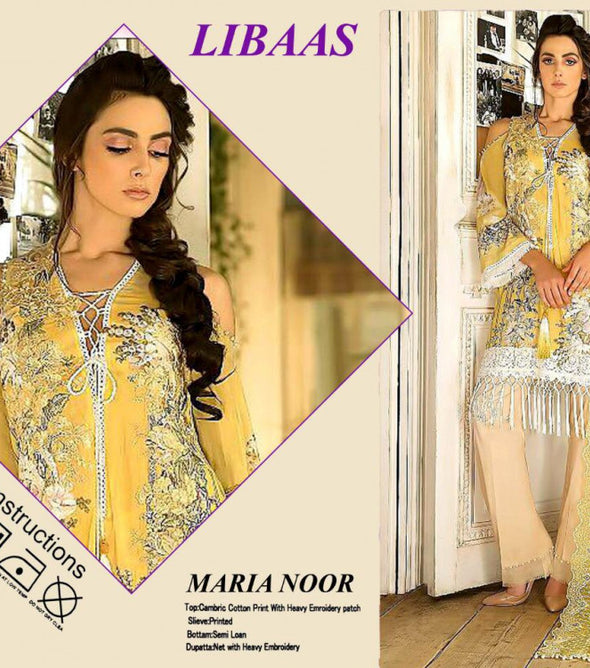 Mariya Noor Cambric Cotton Designer Dress Material Catalog Collection